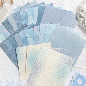 Mo Mo Light Special Paper, Série Couleurs Blush, Cahier à motifs imprimés en relief, style aquarelle, motif de teinture, sac de transport DIY - Product Image 1