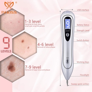 Stylo effaceur de taches professionnel PAKISS, 9 niveaux de force réglables, kit d'aiguilles interchangeables pour les taches de rousseur, les imperfections et les tatouages - Product Image 4