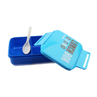 Groothandel BPA-vrije lunchbox waterfles set lekvrij met gespsluiting Bento box kinderen school kantoor aangepaste kleur
