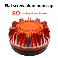 Tête de tweeter en aluminium à 34 cœurs, diaphragme en titane fileté de 34 mm, tête de haut-parleur à cornet magnétique de 90 mm