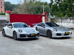ชุดแต่งคาร์บอนไฟเบอร์แบบแห้งทรง T สำหรับ Porsche 992 Turbos ประกอบด้วยกันชนหน้า สเกิร์ตข้าง สเกิร์ตหลัง ครอบล้อ และชุดแต่งรอบคัน - Product Image 4