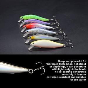 Leurre Minnow en Acier Inoxydable Argenté, Lame de Couteau Grande Taille, Ultra-Lanceur Longue Portée, Minnow Coulant, Système Dead-Fly, Bouche Inclinée, pour <span class=keywords><strong>Poisson</strong></span> Mandarin Vivant - Product Image 4