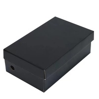 Boîte d'emballage pliable en carton ondulé personnalisée avec logo imprimé bleu ciel blanc noir rose violet pour vêtements chaussettes bouquets