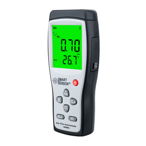 Thông minh cảm biến ar866a hot-phim máy đo gió di động tốc độ gió Meter Lưu lượng không khí vận tốc Meter 0-40 mét/giây - Product Image 4