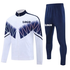 Pantaloni giacca da <span class=keywords><strong>calcio</strong></span> uomo di alta qualità con logo nero strisce rosse <span class=keywords><strong>tuta</strong></span> da uomo Set personalizzato <span class=keywords><strong>tuta</strong></span> da ginnastica per uomo - Product Image 5