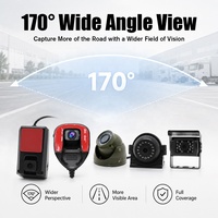 Caméras AI MDVR Kit de Surveillance Vidéo DVR 8 Canaux 1080p 3G SD Système de Caméra Mobile pour Voiture MDVR GPS 4G WiFi