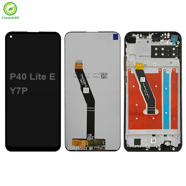 Pantalla for Huawei P40 Lite E Lcd for Huawei Y7P 2020 ART-L28 L29 L29N Display+Touch Screen Digitizer Assembly Lcd with Frame
