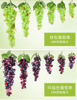 L06822 Simulation artificielle de grappes de raisin Décoration intérieure Ornements Plante Fruit Model Props Simulation de raisin en plastique