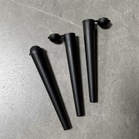 Tube conique roulé anti-fuite avec bouchon à charnière intégré et couvercle à clapet, bonne étanchéité pour les produits de format voyage