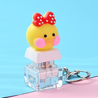 Porte-clés personnalisé en forme de clavier, impression 3D, résine époxy, design personnalisé, vente en gros, cadeau créatif, publicité, jouet anime