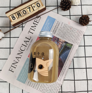 ในสต็อกขวดพลาสติกขนาดเล็กทรงกลมน่ารักขนาด 250 มล. สําหรับเครื่องดื่มสกัดเย็น - Product Image 4