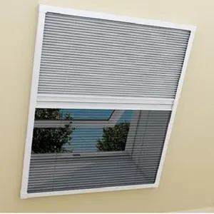 Zanzariera pieghettata oscurante e doppio schermo lucernario pieghettato zanzariera retrattile per finestra scorrevole - Product Image 2