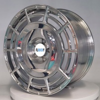 Jantes concaves Flrocky 17-22 en alliage d'aluminium chromé 5x114.3, jantes concaves 35 mm, construction de roue forgée, état neuf