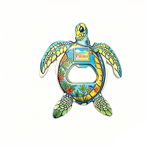 Décapsuleur <span class=keywords><strong>de</strong></span> bouteille et aimant <span class=keywords><strong>de</strong></span> réfrigérateur personnalisés, souvenirs touristiques <span class=keywords><strong>de</strong></span> Palau, Saipan, îles Cook et Santorin - Product Image 3