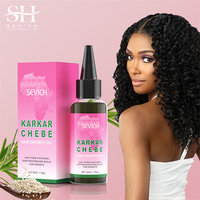 Huile capillaire naturelle personnalisée à la menthe et au romarin, prévient la casse des cheveux, huile de Karkar pour la croissance des cheveux