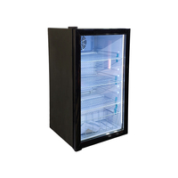 Réfrigérateur à vin et boissons électrique Meisda SC98 98L en acier inoxydable, système de refroidissement portable à compresseur pour usage domestique