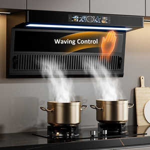 <span class=keywords><strong>Campana</strong></span> extractora eléctrica doméstica <span class=keywords><strong>con</strong></span> ventilación de <span class=keywords><strong>cocina</strong></span> de succión grande para hoteles - Product Image 5