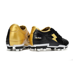 <span class=keywords><strong>Botas</strong></span> <span class=keywords><strong>de</strong></span> Fútbol Personalizadas con Tacos, Negras, Clásicas, con Cordones, Estilo Chuteira, <span class=keywords><strong>de</strong></span> Corte Bajo, <span class=keywords><strong>de</strong></span> Cuero Suave Tipo <span class=keywords><strong>Canguro</strong></span>, T90 FG - Product Image 2