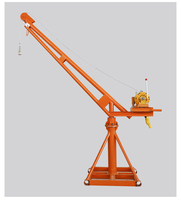 360 Degrés Rotatesmall Usage Extérieur Mini Grue à Moteur Matériaux de Construction Grue de Levage