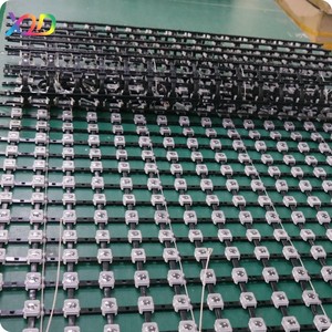 Xqd nhà máy tùy chỉnh P50 <span class=keywords><strong>LED</strong></span> lưới màn hình DMX512 RGB ws2811 Màn hình rèm trong suốt không thấm nước ngoài trời Màn hình <span class=keywords><strong>LED</strong></span> - Product Image 1