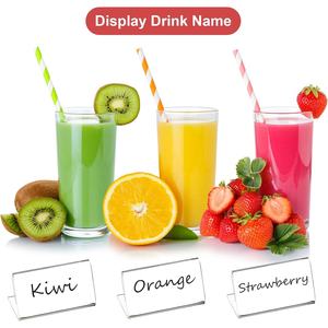 Soporte de etiquetas en forma de L de plástico transparente para etiquetas de precio, etiquetas de nombre, Mostrador de almacenamiento, tienda minorista - Product Image 5