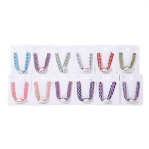 Angelina Braided <b>Bracelet</b> With Seashells 12Pcs Colorful Geometric Pattern Women's Bohemia Fashion Jewelry Gift - Product Image 1