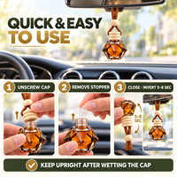 Diffuseur d'air pour voiture avec logo personnalisé, flacon diffuseur suspendu, OEM ODM, huile essentielle