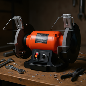 Amoladora de Banco de 8 Pulgadas, 550W, Motor de Inducción, Grano 36/60, Velocidad Variable, Herramienta de Amolado Profesional de Uso General - Product Image 2