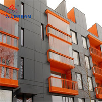 Material de construcción de edificios ACP en Pakistán Aludream de alta calidad
