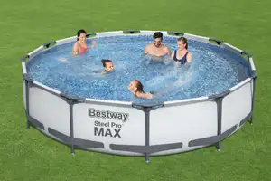 Bestway China 56416 Stärke Hersteller Outdoor Adult Entertain ment Metallrahmen oberirdische Pools Bestway verwendet Schwimmbad