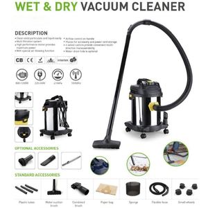 Aspiradora en Seco y Húmedo K-D/W de 12L/15L con Función de Soplado, Motor Eléctrico de 1300W, Herramienta Eléctrica con Gran Potencia de Succión, Ligera y Portátil - Product Image 4