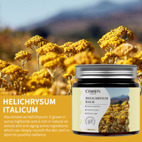 Baume hydratant bio aux herbes OEM/ODM à l'huile essentielle d'hélichryse et de camélia, réduit les ridules, raffermit et anti-âge pour le visage