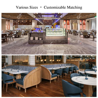 Ensemble de meubles modernes pour hôtel et restaurant, mobilier de salle à manger commercial personnalisé, vente en gros de tables et chaises pour café, boutique et restaurant