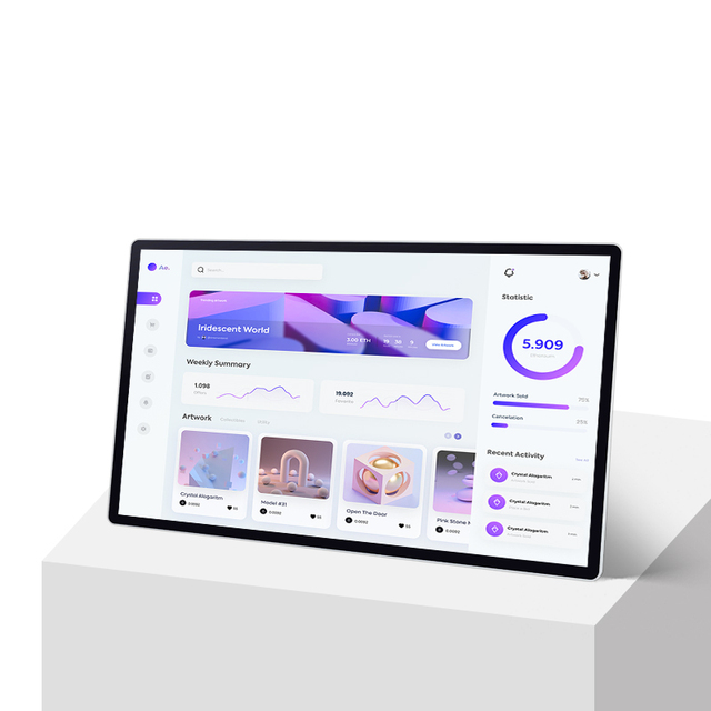 New 18.5 Inch TFT LED IP65 Waterproof Industrial Anti-interference Tablet PC All-in-one Capacitive Touch Screen Multi-OS Support