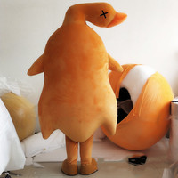 Costume de mascotte animale personnalisé, costume de mascotte canard, costume de canard rôti mignon pour la promotion en magasin