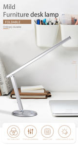 Lampada da Tavolo Pieghevole alla Moda e Lampada da Lettura, Luce per Tavolo da Manicure, Lampada da Scrivania LED in Metallo con <span class=keywords><strong>Braccio</strong></span> Lungo - Product Image 4
