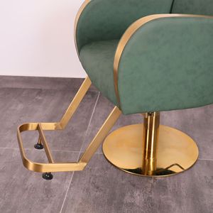 Muebles de barbería de alta calidad, silla de peluquero hidráulica de alta resistencia, sillas de salón Vintage para hombres, salón de uñas moderno Retro, 10 Uds. - Product Image 2