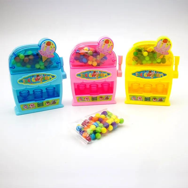 Happyday आइस क्रीम मशीन कैंडी कैंडी मशीन खिलौना भाग्यशाली खिलौना कैंडी