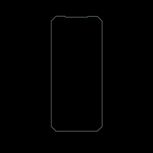 0.3MM 9H clair 2.5D protecteur d'écran en verre trempé de téléphone portable Transparent pour Blackview <span class=keywords><strong>BV7100</strong></span> - Product Image 2