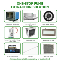 Extracteur de fumée industriel, purificateur d'air, système de purification des gaz, précipitateur électrostatique ESP, filtre, moteur, efficacité de 99%