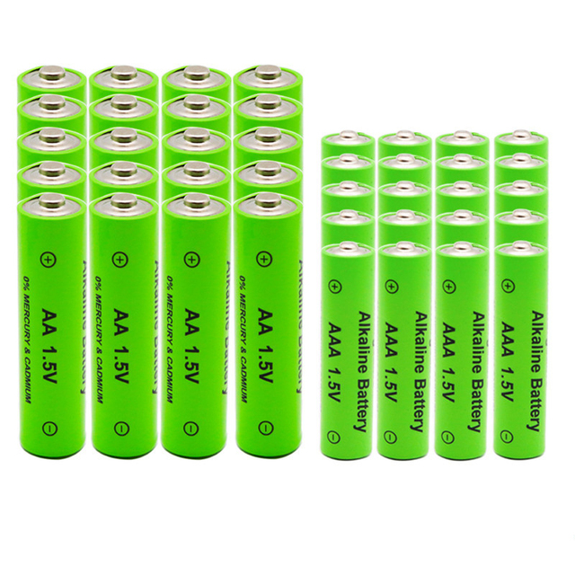 Alkaline Batteries 600mAh 1300mAh 1200mAh 1500mAh 2000mAh 2800mAh 1.5V AA AAA Rechargeable Battery for Camera Flashlight Toys