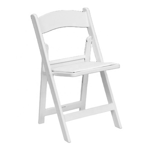 Rental imported white plastic folding event party wimbledon chairs weddings outdoor