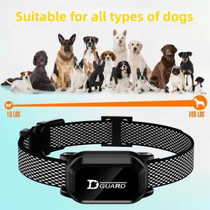 Dispositivo Universal de Entrenamiento con Control Remoto Antiladridos para Perros Pequeños y Grandes, <span class=keywords><strong>Collar</strong></span> de Choque Impermeable y Ecológico, IP67, 20h - Product Image 3