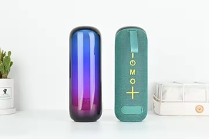 Portable Tg384 haut-parleur sans fil BT <span class=keywords><strong>TF</strong></span> fente pour carte haut-parleur sans fil pour la maison extérieur RVB affichage LED TWS peau de tissu en plastique - Product Image 3