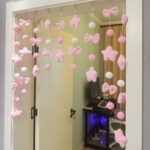 Pembe Gezegen Kapı Perdesi Dekorasyonu Sevimli Kız Kalp Dekorasyonu Yüksek Güzellik Kadın Duvar Dekorasyonu Deliksiz Kapı Perdesi - Product Image 4