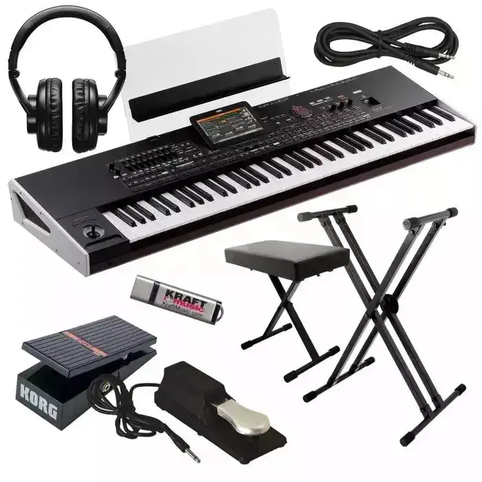 2023 Korg PA4X PA5X 61 - 76 Note Professional Arranger Workstation Keyboard with Speaker System