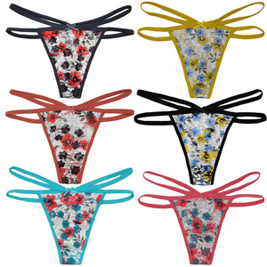 Slip a Vita Bassa con Stampa Floreale <span class=keywords><strong>in</strong></span> Pizzo, Mutandine Sexy per Ragazze Giovani - Product Image 6