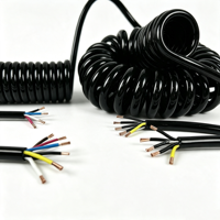 Câble spiralé PUR TPU 2-6 conducteurs, câble électrique flexible rétractable, câble d'alimentation 2,5 mm²-10 mm²