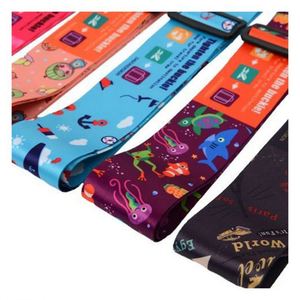 Multicolored Luggage Straps <b>Suitcase</b> Belts Wide Adjustable Heavy Duty Travel Packing Straps Lanyards - Product Image 3