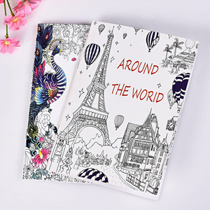 Livre de <span class=keywords><strong>coloriage</strong></span> interactif d'anime d'enfant à couverture souple pour l'anxiété chez l'<span class=keywords><strong>adulte</strong></span> - Product Image 1